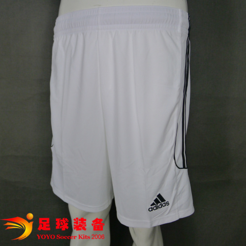 专柜正品ADIDAS 2014足球白色组队短裤