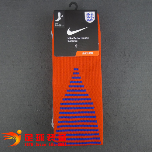 专柜正品NIKE 2016欧洲杯英格兰球员版足球袜