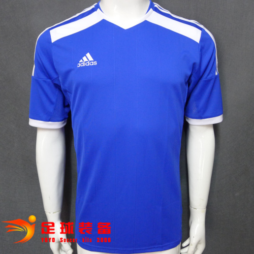 专柜正品ADIDAS REGI JSY 蓝色 足球组队球衣