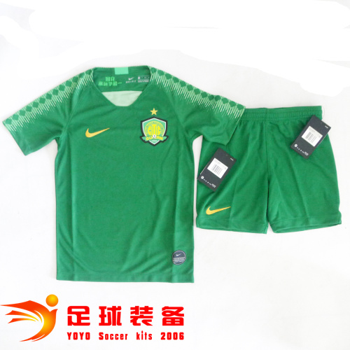 （儿童款）专柜正品NIKE 2019赛季 北京国安 主场球迷版 球衣+短裤 一套套装
