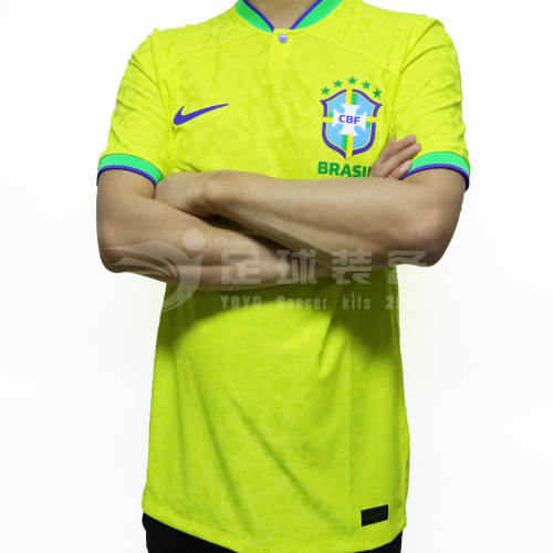 专柜正品NIKE 巴西2022世界杯 主场球员版 短袖球衣
