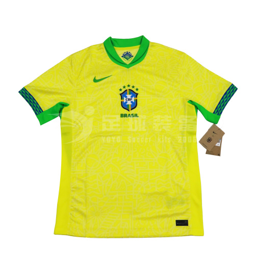 专柜正品NIKE 巴西2024美洲杯主场球迷版短袖球衣