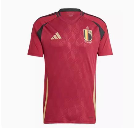 专柜正品ADIDAS 2024欧洲杯比利时主场球迷版球衣足球服