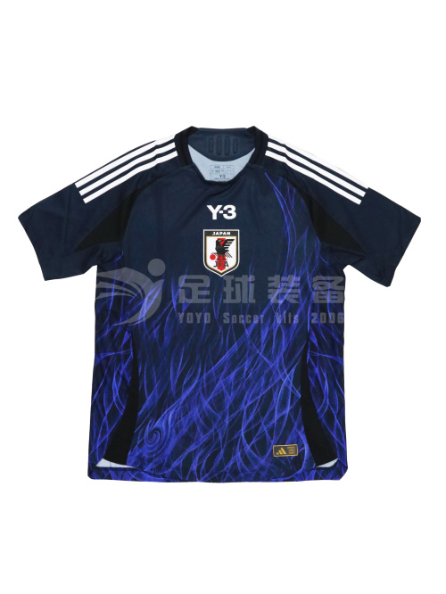 专柜正品ADIDAS 24/25日本队Y-3主场球员版男子成人短袖足球服