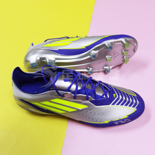 专柜正品ADIDAS F50 ELITE高端梅西FG天然草男子成人足球鞋